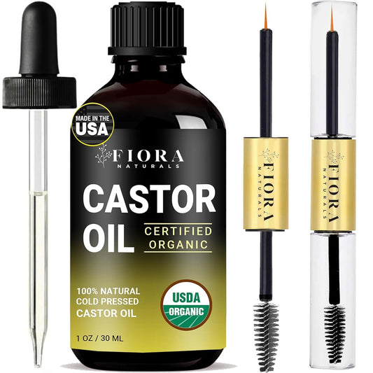 Castor Oil Eyelash Growth Kit